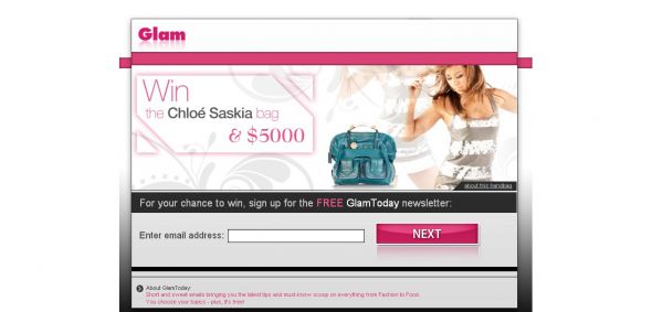 GlamToday – Chloe Saskia bag and $5,000 check card!