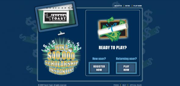 French Toast – Win Cash for College