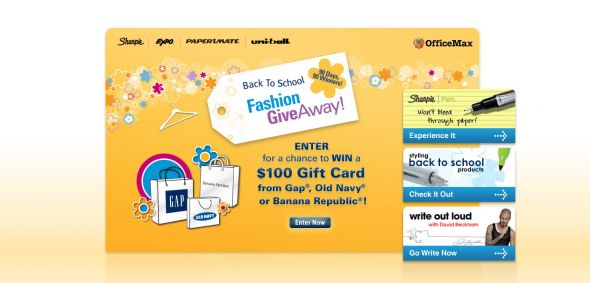 Sharpie - Back to School Sweepstakes