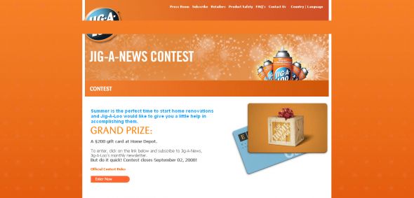 Jig-A-Loo Sweepstakes