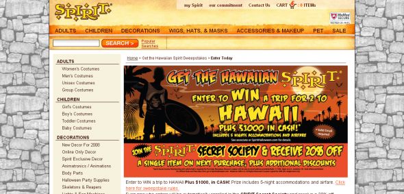Trip for 2 to Hawaii Sweepstakes