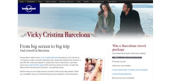 Lonely Planet – Vicky Cristina Barcelona