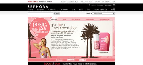 Benefit Posie Gal Give Love Your Best Shot Contest