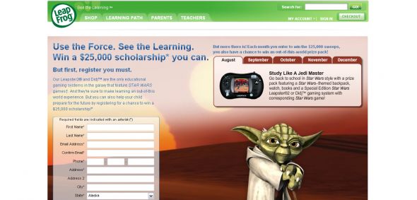 Star Wars Clone Wars Scholarship Sweepstakes