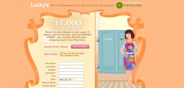 Lucky’s We’re Obsessed with Shoes Sweepstakes