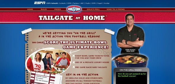 The Kingsford Charcoal On the Grill Promotion