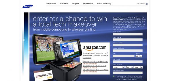Samsung – Fall Tech Makeover Sweepstakes
