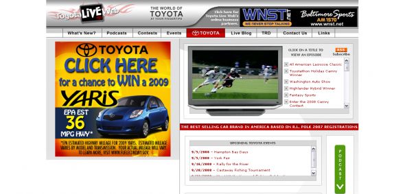 2009 MPG Yaris Sweepstakes