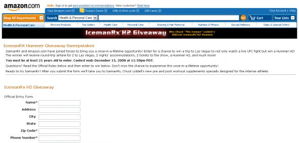 IcemanRX Hummer Giveaway Sweepstakes IcemanRX Hummer Giveaway Sweepstakes