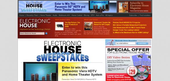 Electronic House Sweepstakes