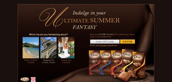 Dove Brand Chocolate Ultimate Summer Fantasy