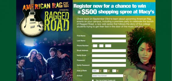 American Rag Registration Sweepstakes