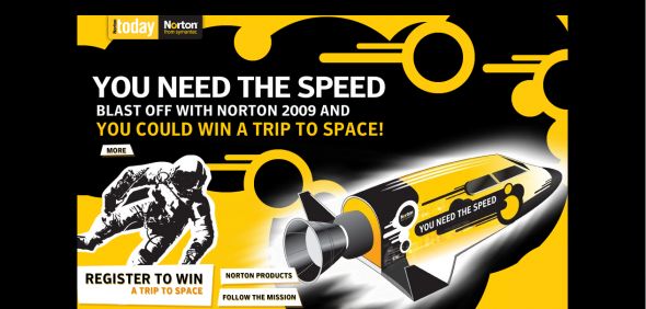 2008 Symantec – Blast Off With Norton Sweepstakes