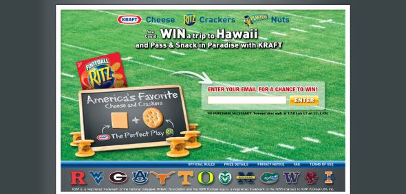 You Could WIN a trip to Hawaii and Pass & Snack in Paradise with KRAFT