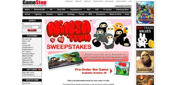 Ninja town Sweepstakes