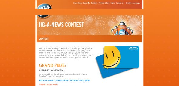Jig-A-News 2 Sweepstakes