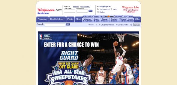 Walgreens | Right Guard – Never Get Caught Off Guard – NBA All-Star Sweepstakes