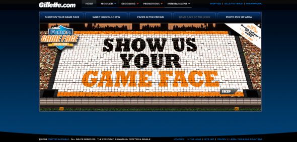 Gillette Game Face Contest and Sweepstakes