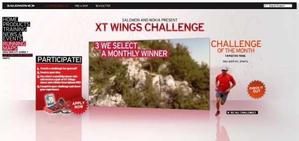 Salomon & Nokia – XT Wings Challenge