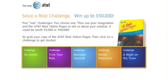 AT&T Real Yellow Pages Real Challenges Sweepstakes