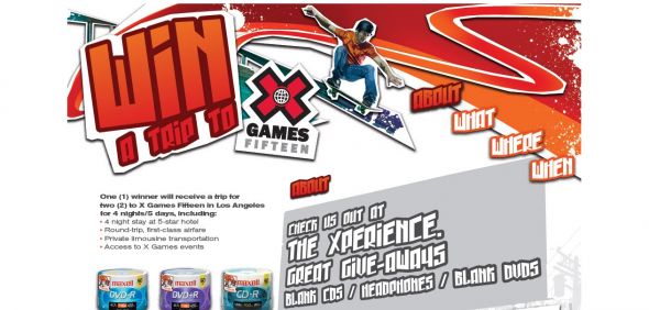 Maxell – X Games 15 Sweepstakes