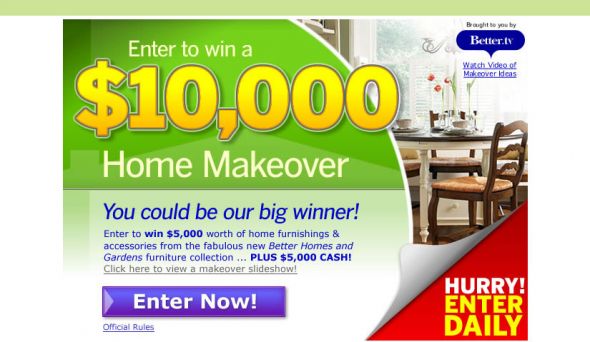 $10,000 Makeover Sweepstakes