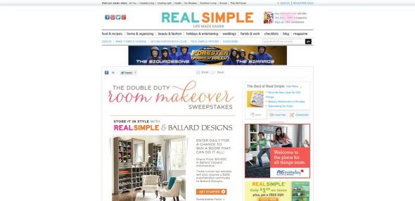 Real Simple Double Duty Room Makeover Sweepstakes Real Simple Double Duty Room Makeover Sweepstakes