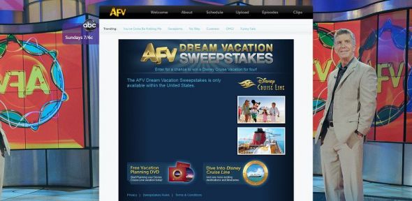 AFV Dream Vacation Sweepstakes AFV Dream Vacation Sweepstakes