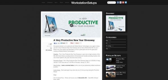 A Very Productive New Year Giveaway A Very Productive New Year Giveaway