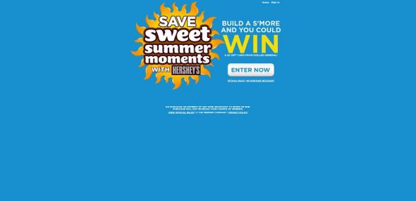 HERSHEY’S Summer S’mores Instant-Win Sweepstakes HERSHEY’S Summer S’mores Instant-Win Sweepstakes