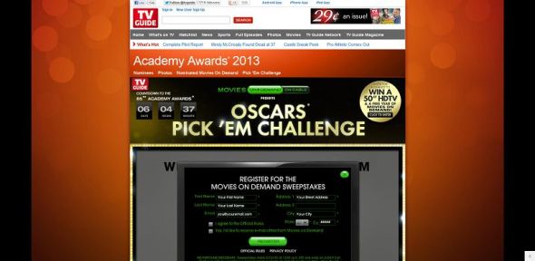 Movies on Demand Sweepstakes Movies on Demand Sweepstakes