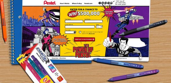 pentel.com/power – Power of Pentel Sweepstakes pentel.com/power – Power of Pentel Sweepstakes