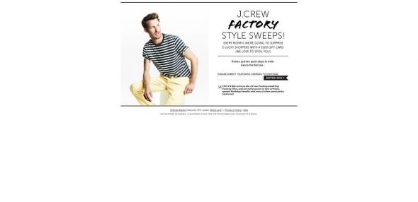 J.Crew Factory Style Sweepstakes J.Crew Factory Style Sweepstakes