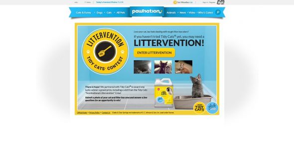Purina Tidy Cats with Glade Tough Odor Solutions Littervention Contest Purina Tidy Cats with Glade Tough Odor Solutions Littervention Contest