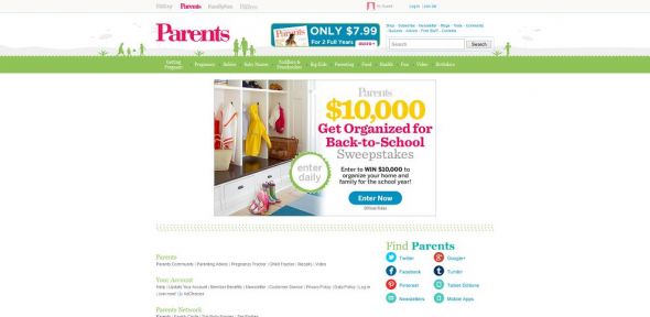parents.com/WinOrganize – $10,000 Organize Your Space Sweepstakes parents.com/WinOrganize – $10,000 Organize Your Space Sweepstakes