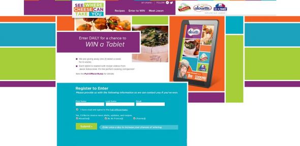 Alouette Cheese Summer Sweepstakes Alouette Cheese Summer Sweepstakes
