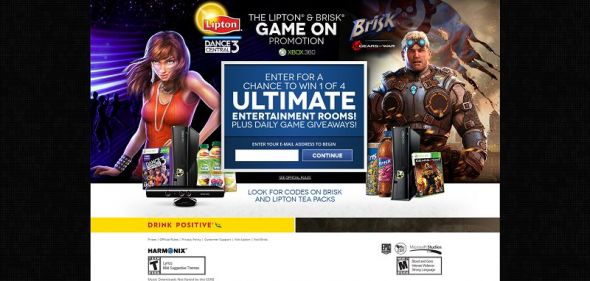 gameonpromo.com – Lipton Iced Tea Dance Central 3 and Brisk Gears of War: Judgment Instant Win Game and Sweepstakes gameonpromo.com – Lipton Iced Tea Dance Central 3 and Brisk Gears of War: Judgment Instant Win Game and Sweepstakes