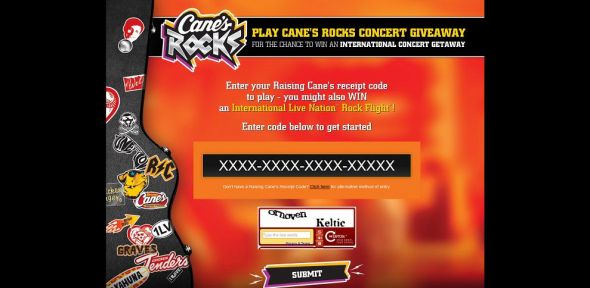canesrocks.com – Cane’s Rocks Instant Win And Sweepstakes canesrocks.com – Cane’s Rocks Instant Win And Sweepstakes