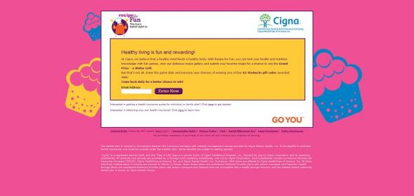 Cigna RECIPE FOR FUN Sweepstakes Cigna RECIPE FOR FUN Sweepstakes