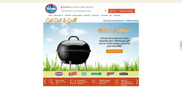 Grilling Instant Win Game Grilling Instant Win Game