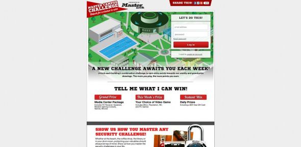 Master Lock MASTER CAMPUS CHALLENGE Sweepstakes, Instant Win, and Photo Contest Master Lock MASTER CAMPUS CHALLENGE Sweepstakes, Instant Win, and Photo Contest