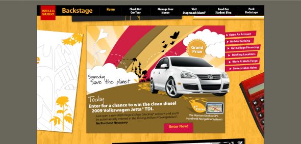 Wells Fargo – 2008 Backstage Sweepstakes