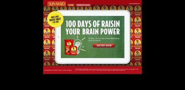Sun-Maid Back-to-School Instant Win Game Sun-Maid Back-to-School Instant Win Game