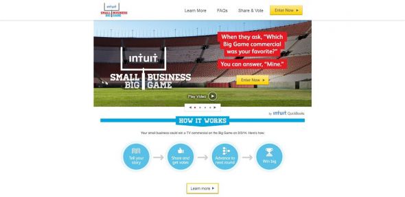 Intuit Small Business Big Game Promotion Intuit Small Business Big Game Promotion