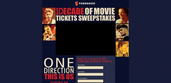 Fandango’s One Direction: This Is Us Sweepstakes Fandango’s One Direction: This Is Us Sweepstakes