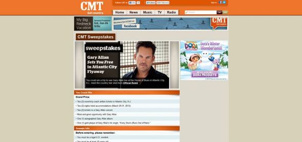 Gary Allan SETS YOU FREE in Atlantic City Flyaway Sweepstakes Gary Allan SETS YOU FREE in Atlantic City Flyaway Sweepstakes