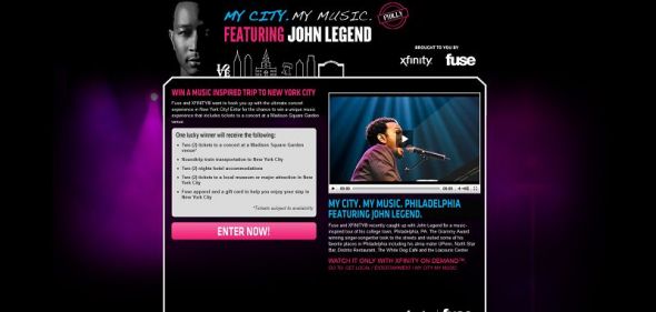 Xfinity My City, My Music, Philadelphia VIP Experience Sweepstakes Xfinity My City, My Music, Philadelphia VIP Experience Sweepstakes