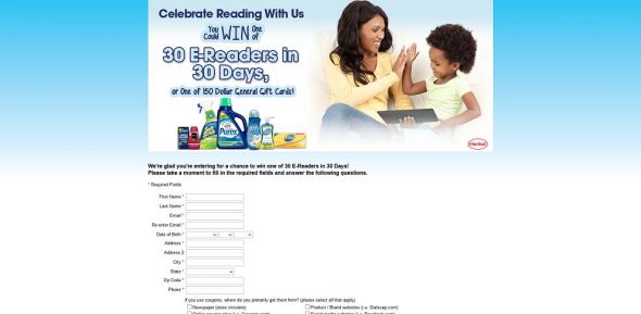 Henkel 30 E-Readers in 30 Days Sweepstakes Henkel 30 E-Readers in 30 Days Sweepstakes