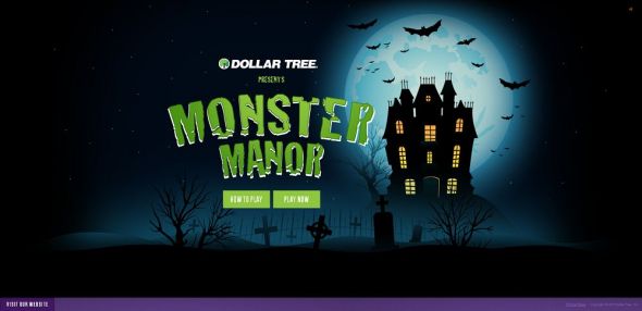 monstermanor.com – Dollar Tree’s Monster Manor Halloween Game Sweepstakes monstermanor.com – Dollar Tree’s Monster Manor Halloween Game Sweepstakes