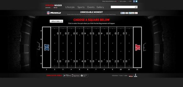 Verizon Wireless NFL Mobile Winning Spot Sweepstakes Verizon Wireless NFL Mobile Winning Spot Sweepstakes